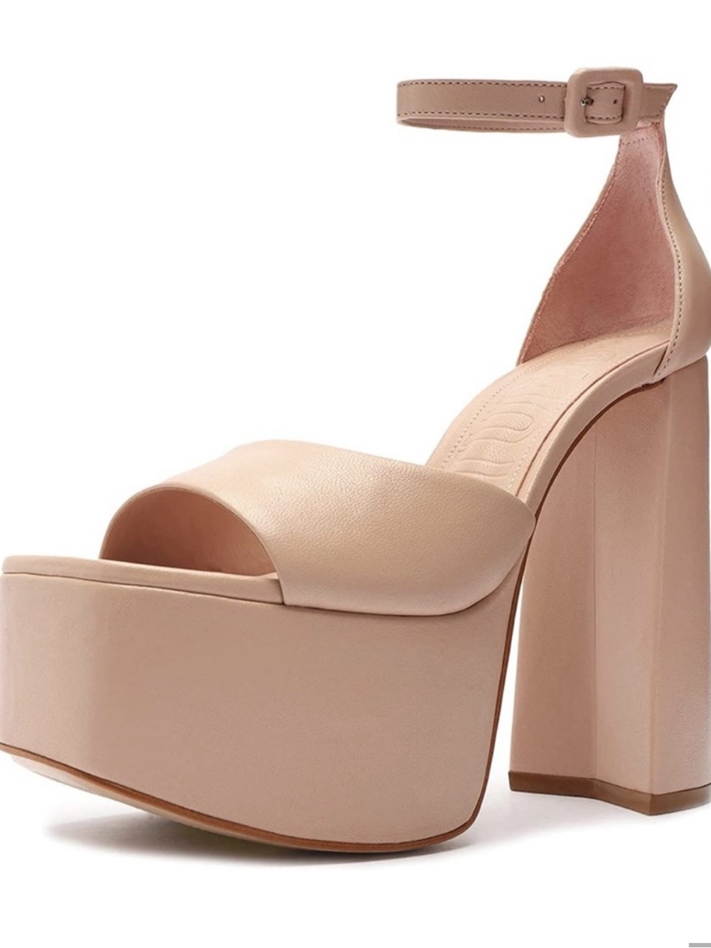 Schutz Lenne Platform Sandal in Sweet Rose ~ 7.5